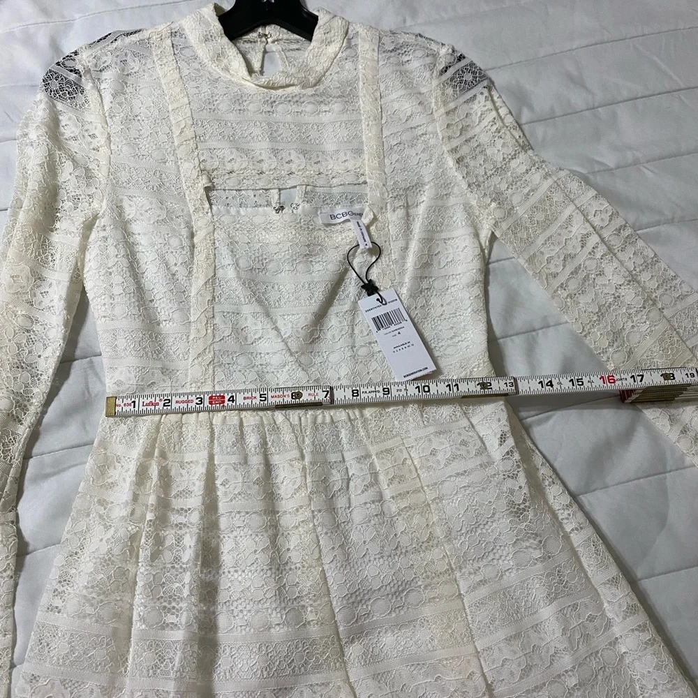 BCBGENERATION Lace Peek-a-boo Cutout Dress - Picture 11 of 15